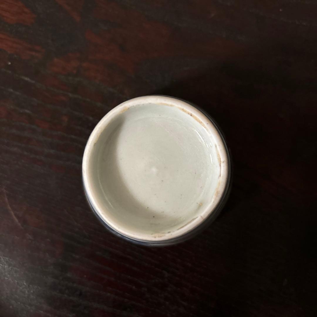 古伊万里染付蕎麦猪口 初期手② 江戸時代 骨董品．アンティーク 料治