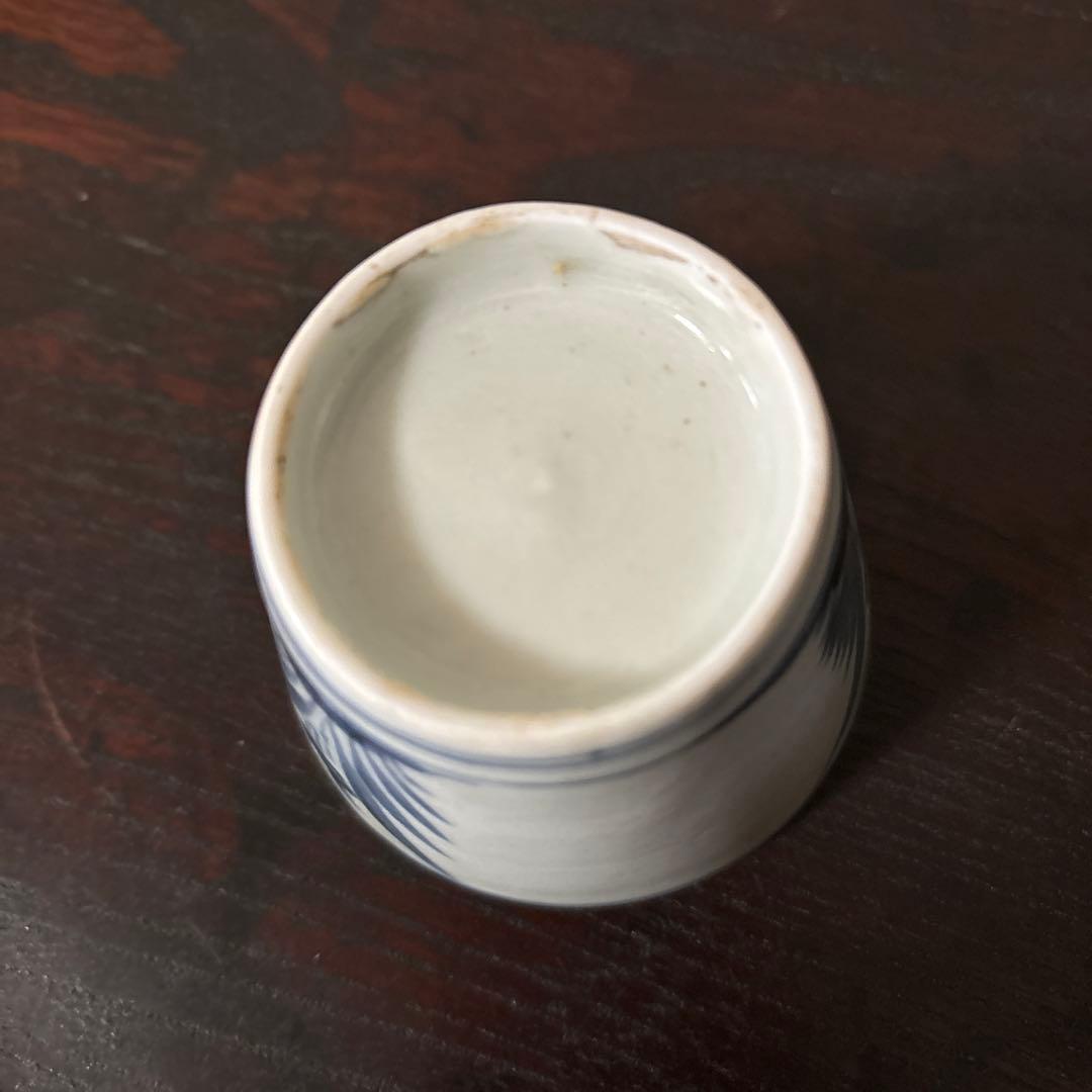 古伊万里染付蕎麦猪口 初期手② 江戸時代 骨董品．アンティーク 料治