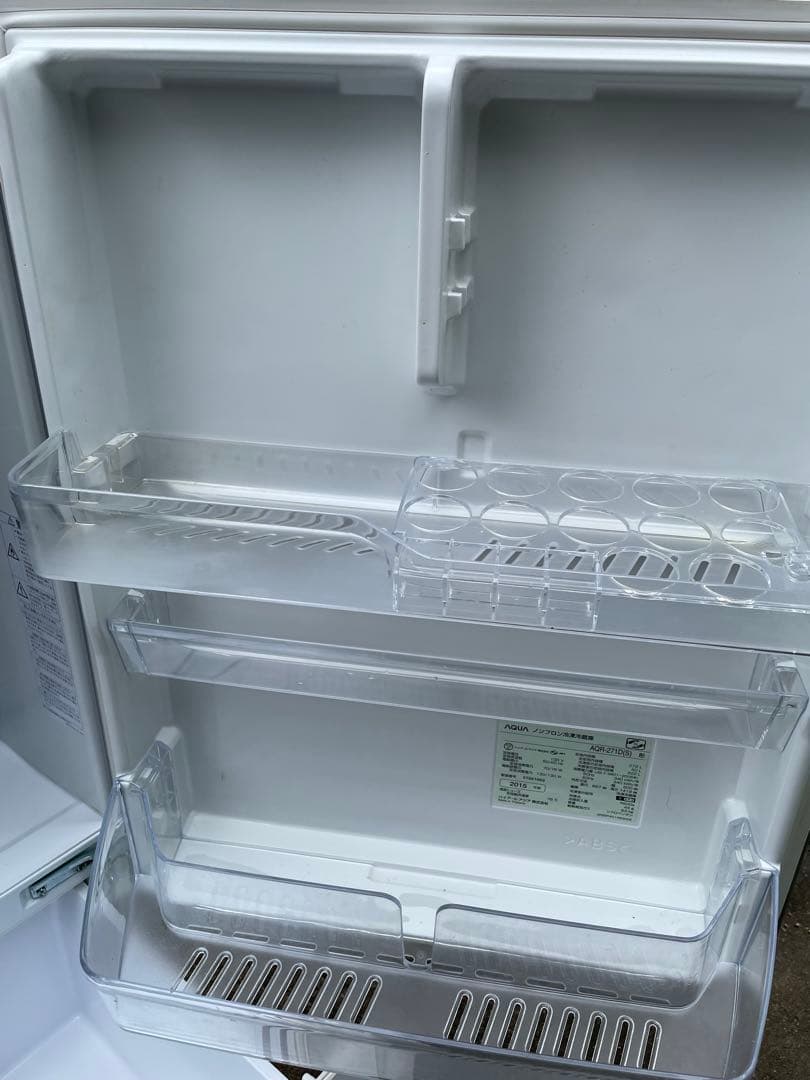 アクア 3ドア冷蔵庫 AQR-271E(S) 272L