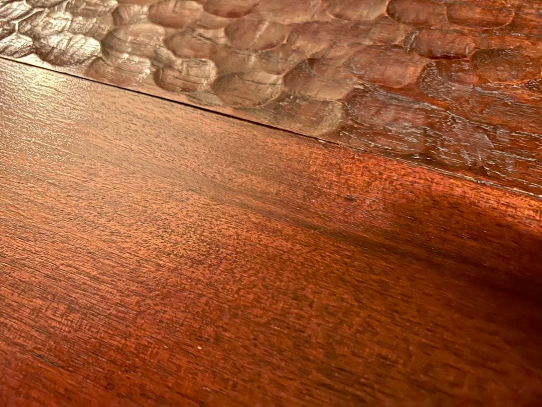 【○】アジアン家具 インドネシア製 テーブル 天然木 ハンドメイド 手彫り