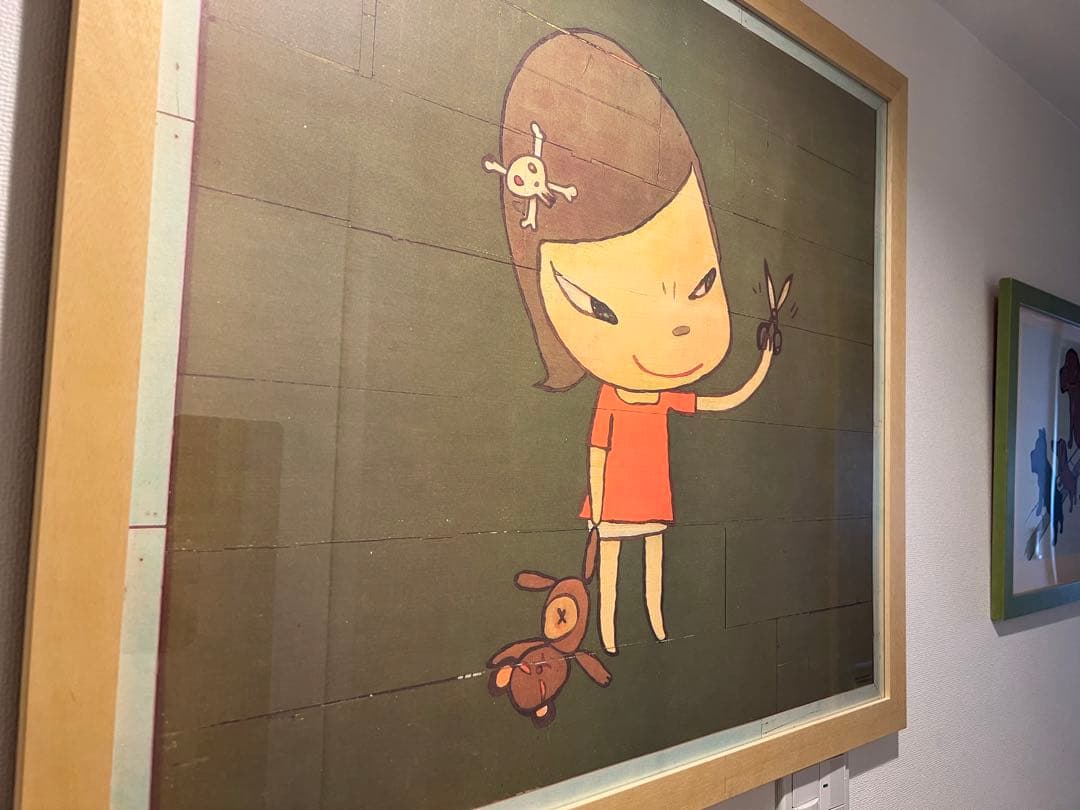 今だけ　奈良美智　ダラス美術館ポスター　額装