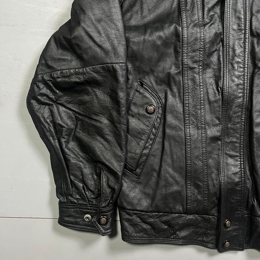 深水光太着用似❗️短丈 MIDWAY A-2 牛革 フライトジャケット 黒S