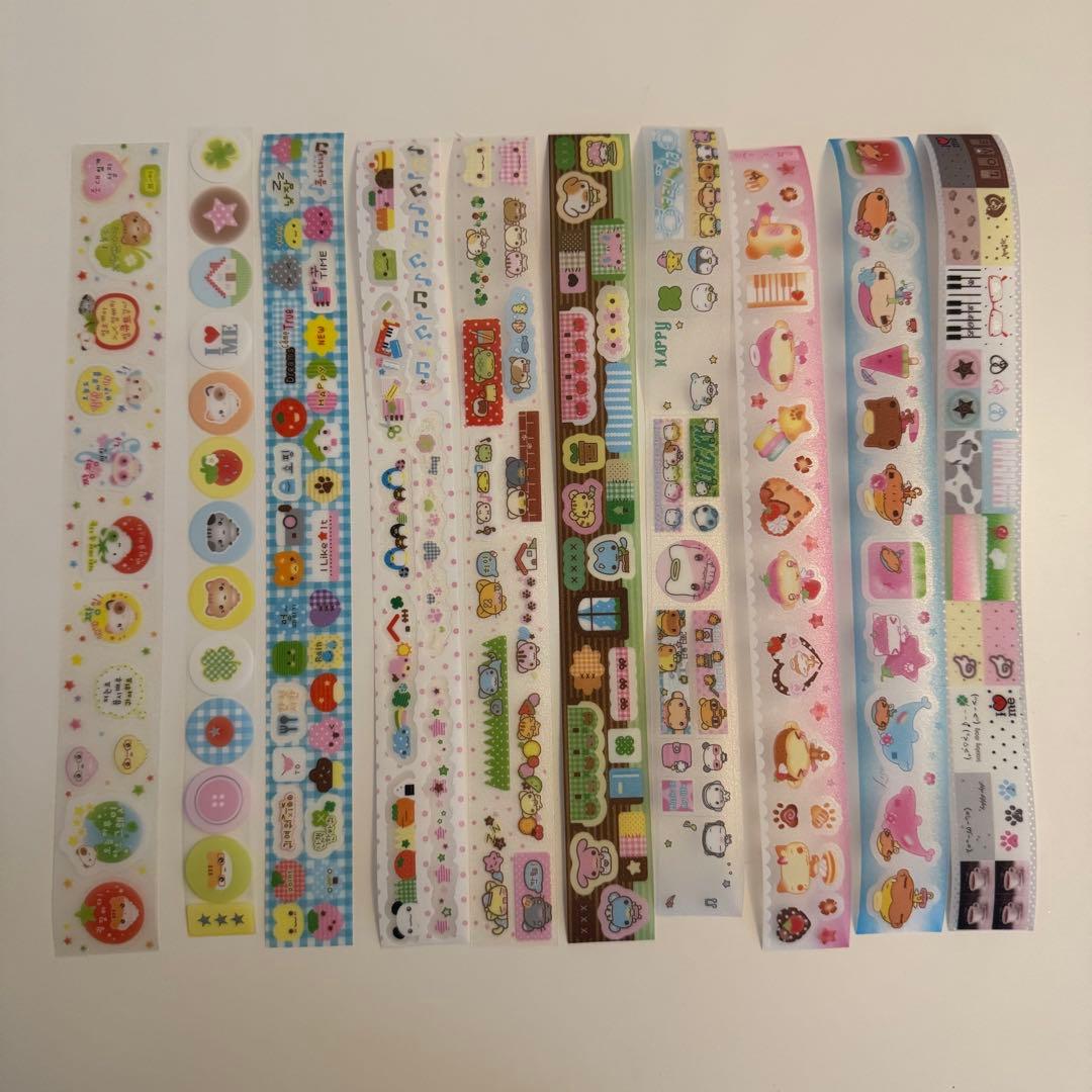 韓国作家 キスカットテープ シール デコ - メルカリ