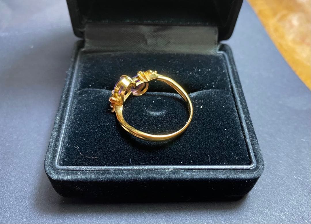 K18 アメジスト　リング