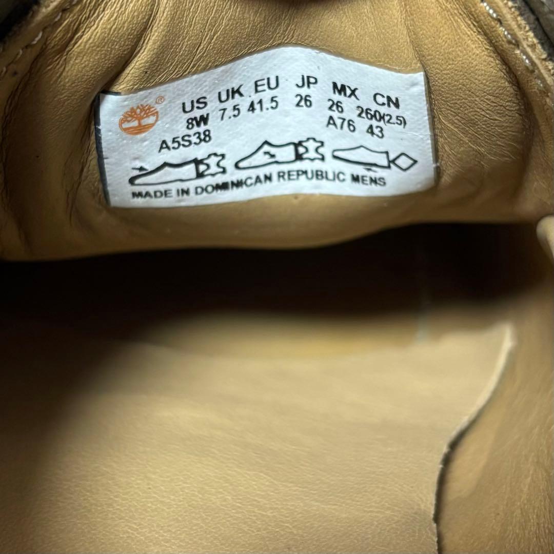 【訳あり】 ティンバーランド 3アイ クラシック ラグ シューズ オリーブ