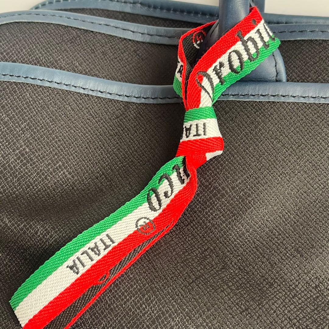 ✨未使用級✨　Orobianco 　レザー　ビジネスバッグ　ネイビー