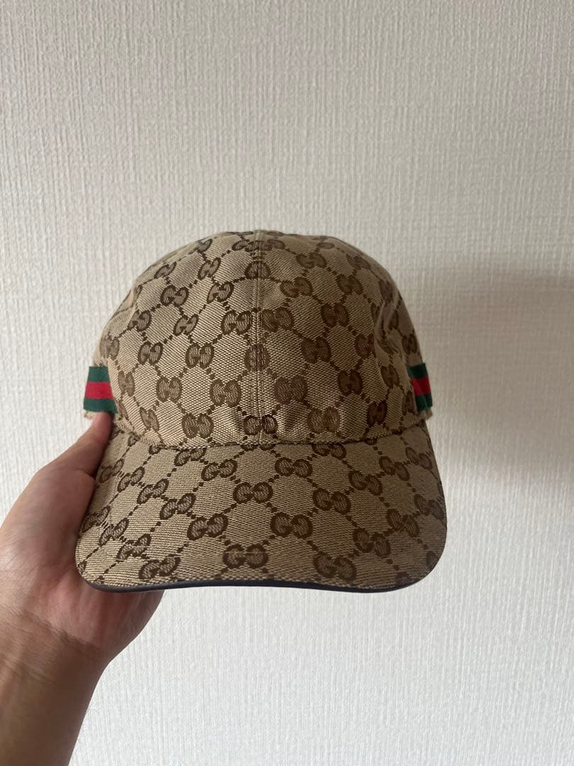 Gucci GGパターン キャップ ベージュ