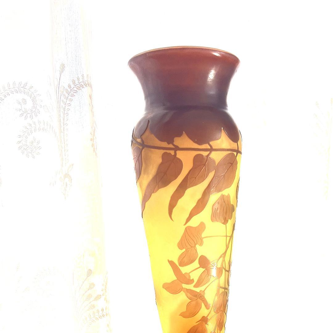 エミールガレ Galle 花瓶 アールヌーボー クレマチス - メルカリ