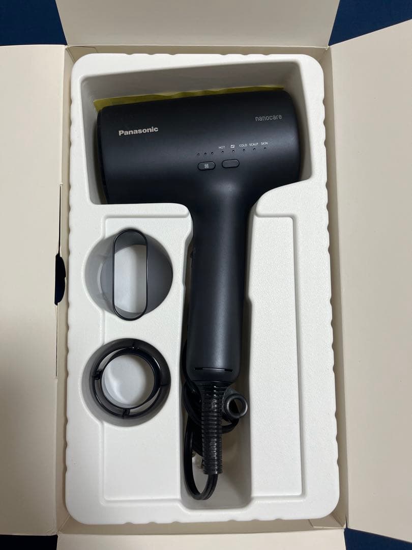 【ジャンク品】 nanocare ヘアドライヤー　EH-NA0J-A ネイビー