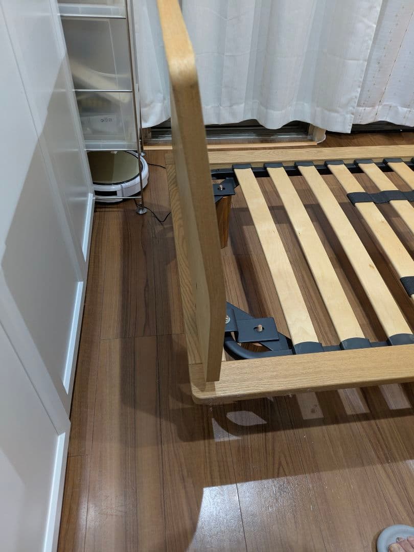 シングルベッドフレーム ナチュラルウッド