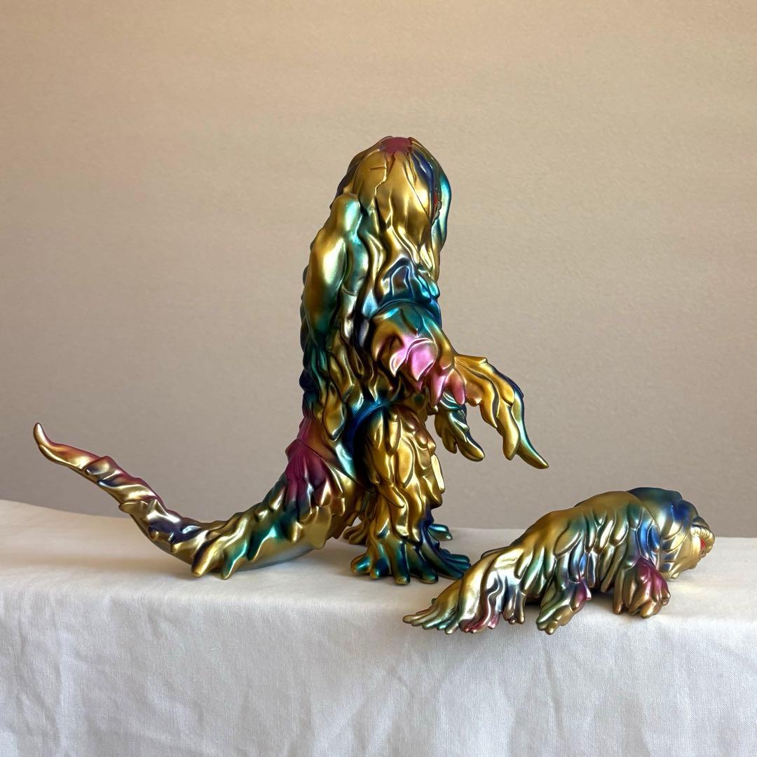 【美品】ヘドラ フィギュア2体セット水中期（マルサン）モンスターズラボ限定ソフビ