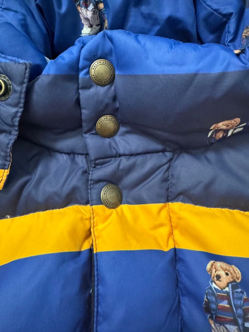 ラルフローレン ダウン14〜16 、160㎝ポロベア 良品 - メルカリ