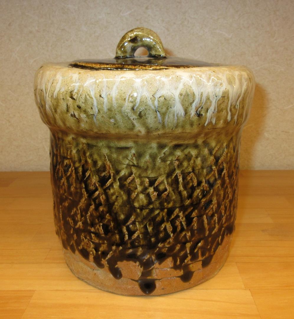 送料込【逢絢亭】茶道具 水指 唐津焼 朝鮮唐津 帆柱窯 中嶋紀文 共箱入り 送料込【逢絢亭】茶道具 水指 唐津焼 朝鮮唐津 帆柱窯 中嶋紀文 共