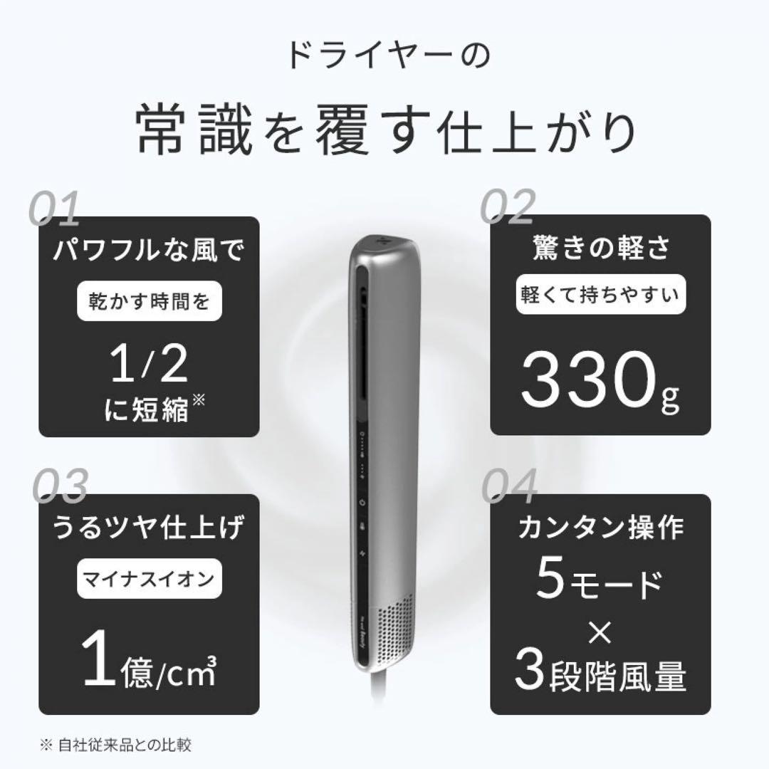【新品未使用】Noend Air Blow Stick シルバーグレー