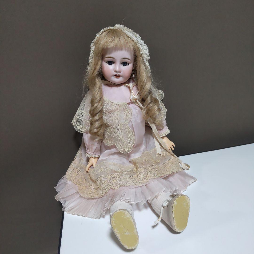 フランスアンティークドールフレンチドールビスクヘッドドールミニョネット
