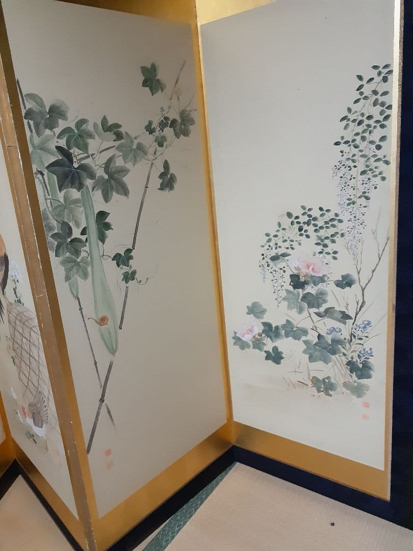 四季　屏風絵　12曲　引取専用