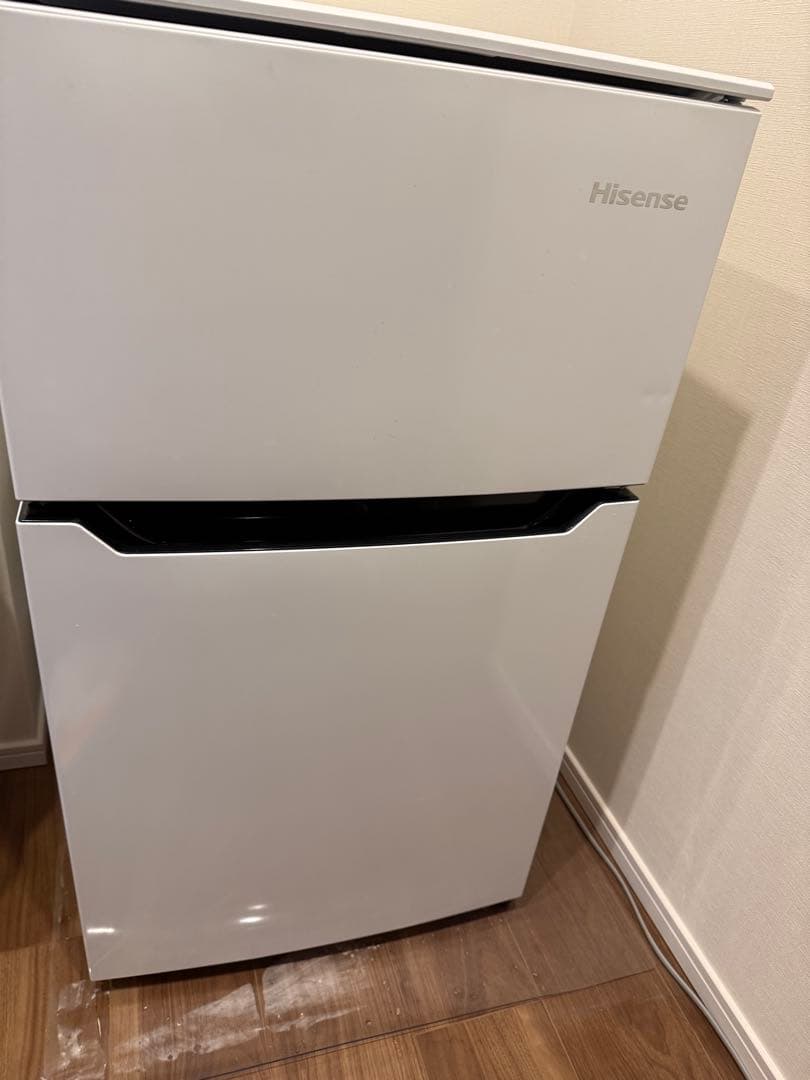 2023年製】ハイセンス 右開き 87L 2ドア冷蔵庫 HR-B91E3W2023年製