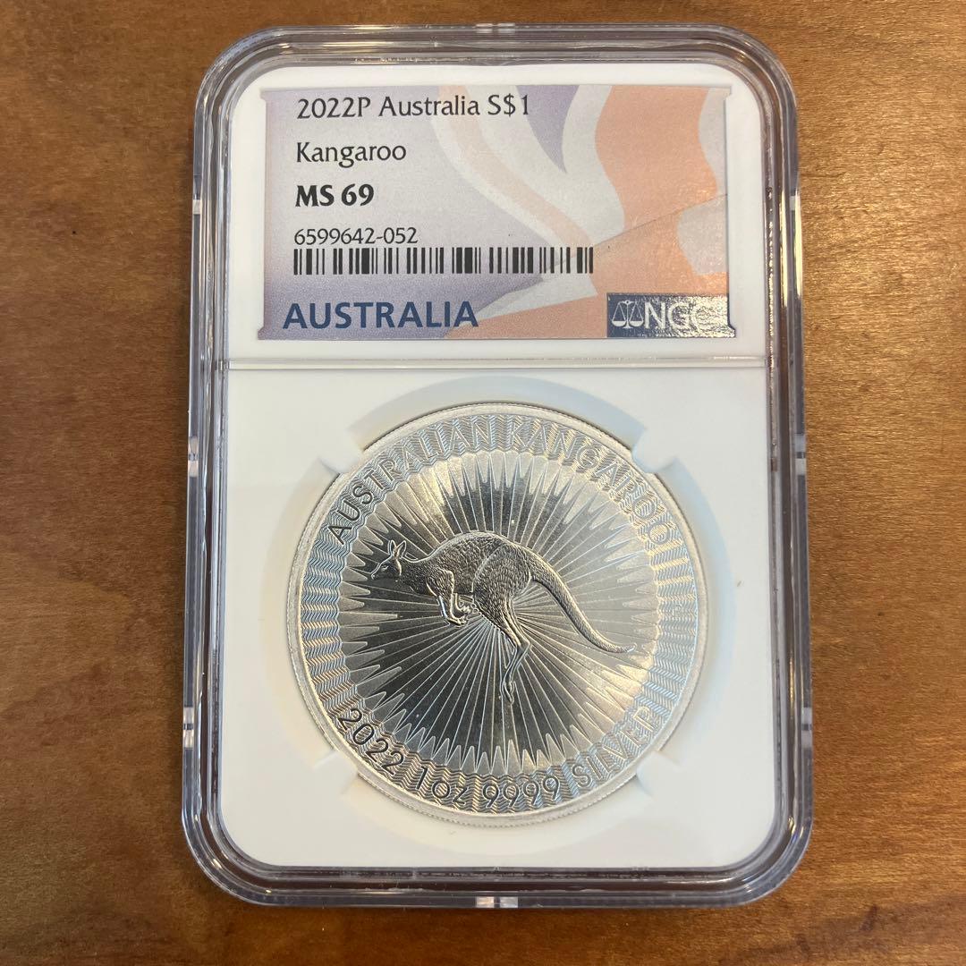 2022年製】オーストラリアカンガルー銀貨1オンス