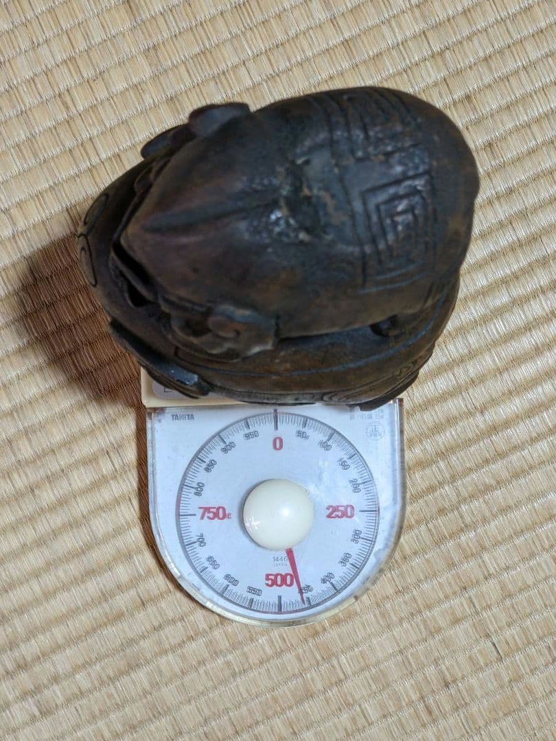 ♢中国古美術品 清時代 竹根 透かし彫り 親子象 置物飾り レア