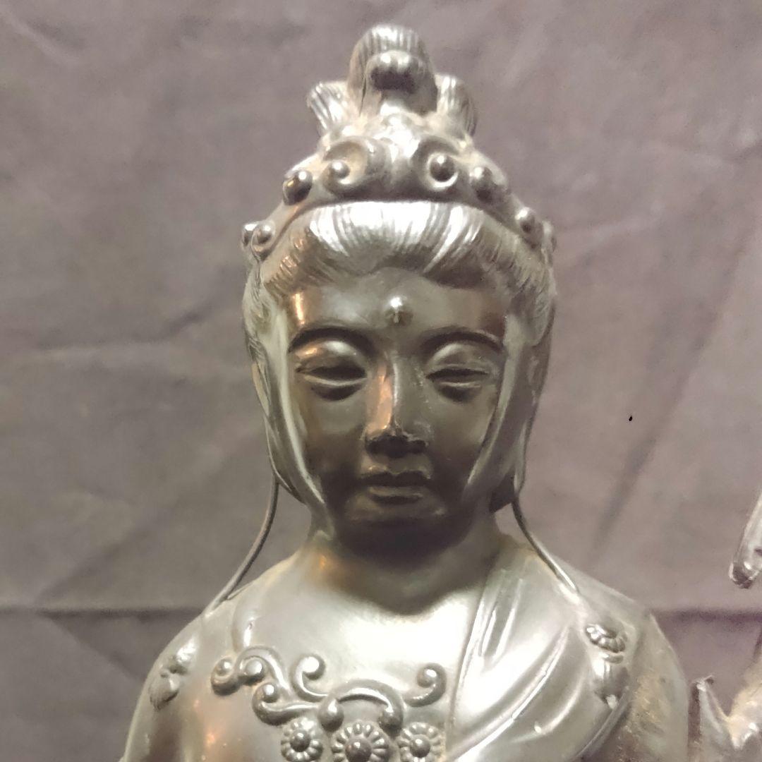 聖観音立像 高村光雲 銅製 聖観音像 観音様 菩薩 ミ10