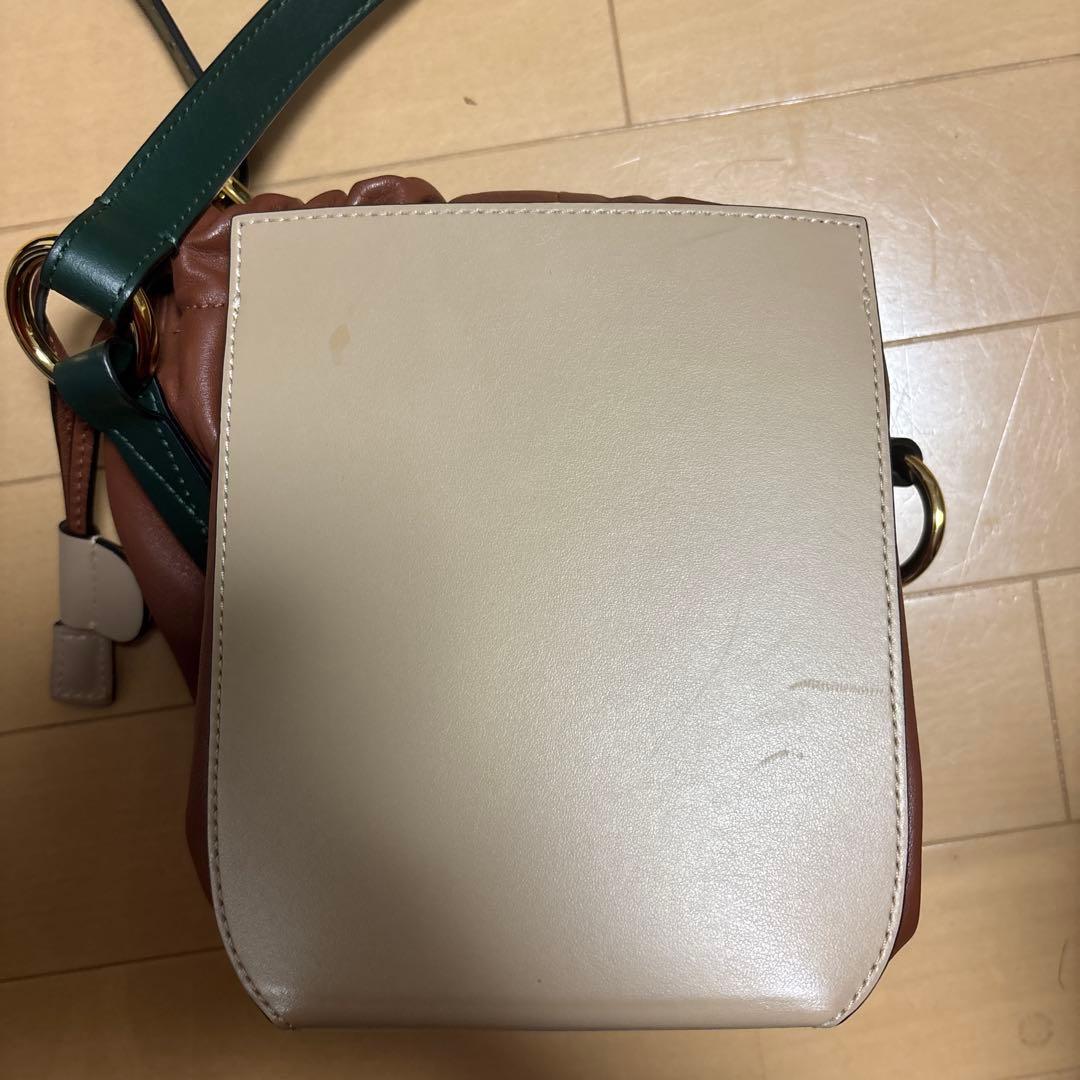 のんMARNI ショルダーバッグ ベージュ/ブラウン