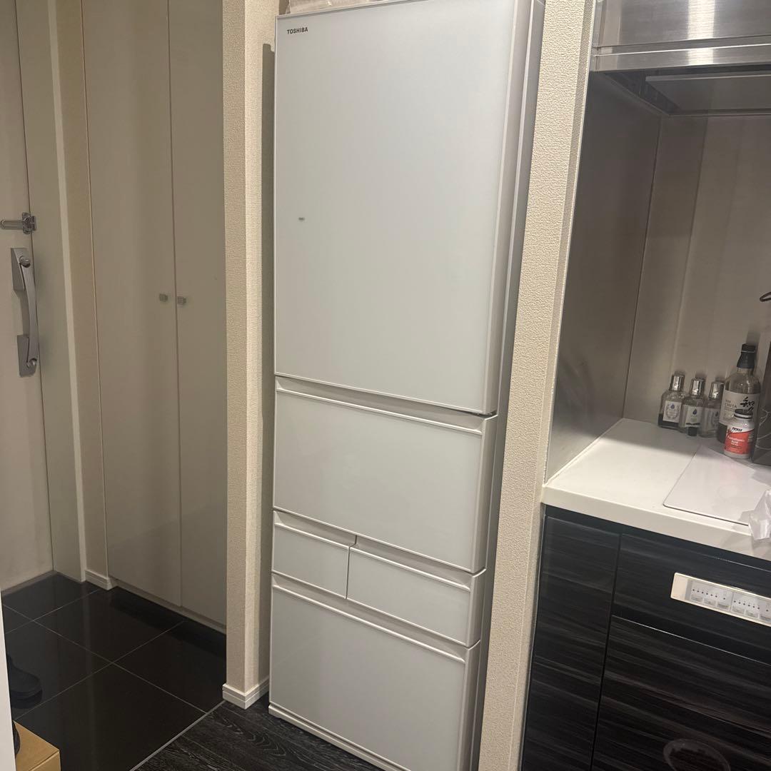 【TOSHIBA】ベジータ GR-T41GXK 冷蔵庫 411L