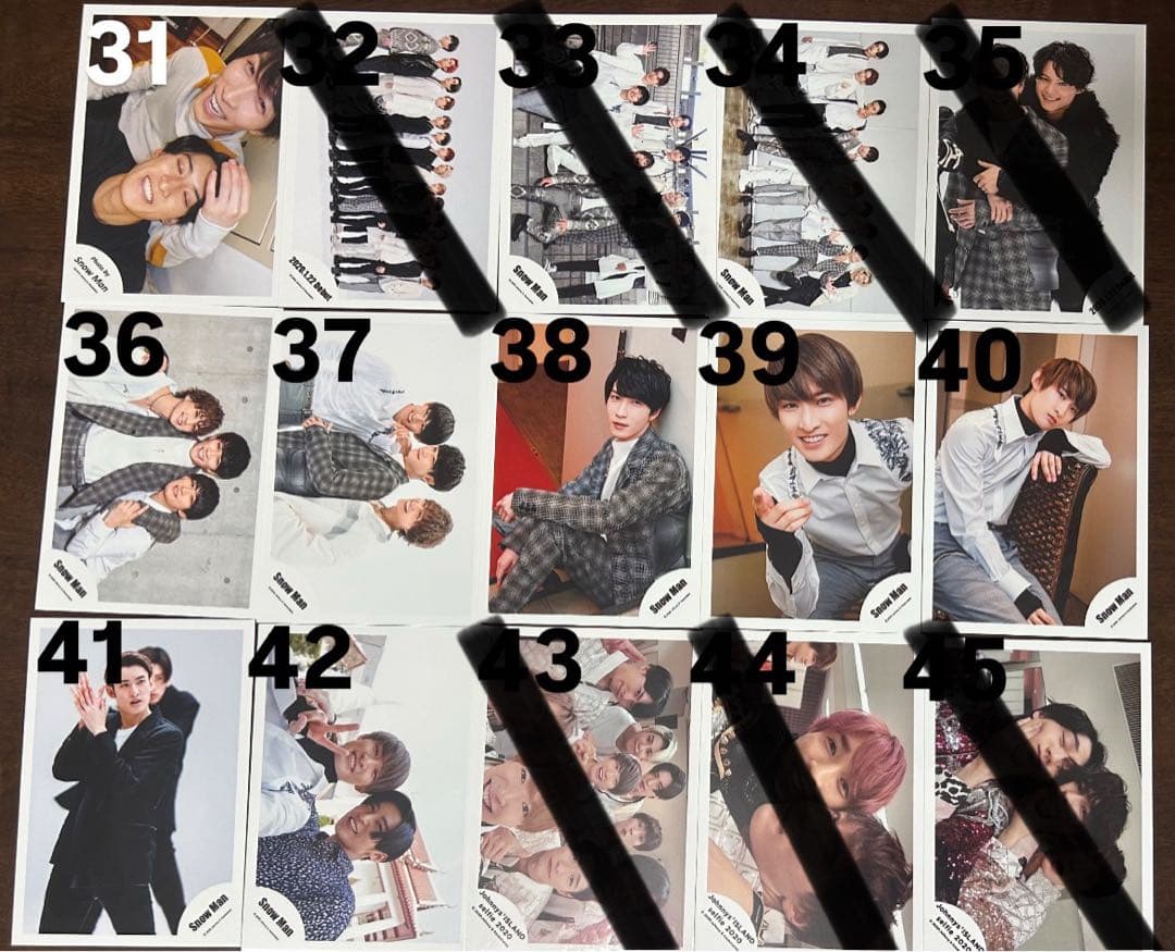 【バラ売り可】 Man 公式写真 201枚