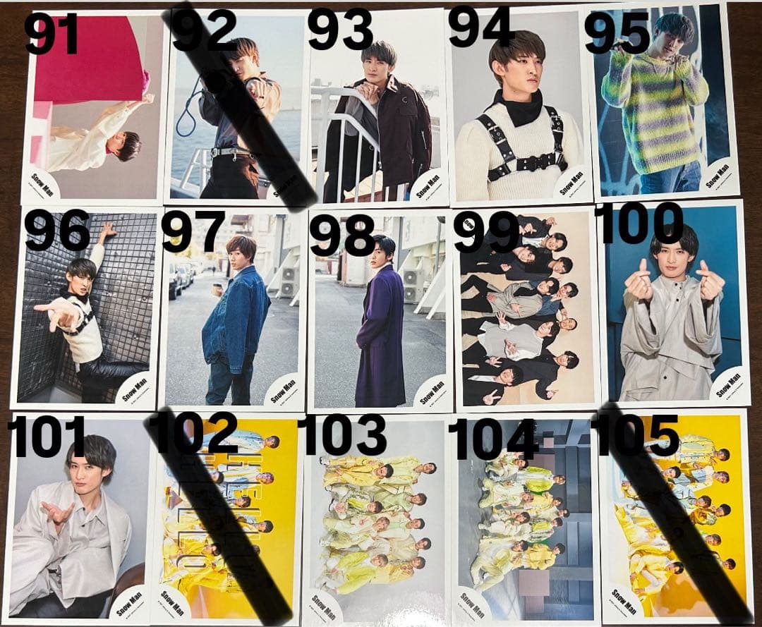 【バラ売り可】 Man 公式写真 201枚