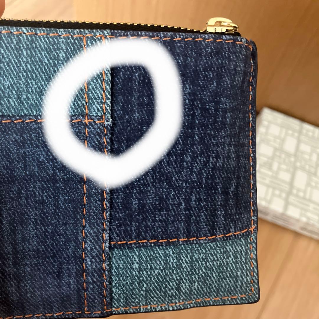 コムデギャルソン　L字ウォレット　デニムポケット