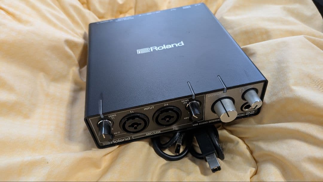 【動作品】3Dio FS XLRバイノーラルマイク&Roland rubix22