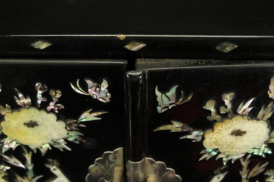 高麗美術 螺鈿 引き出し箱 美品(ZE366)