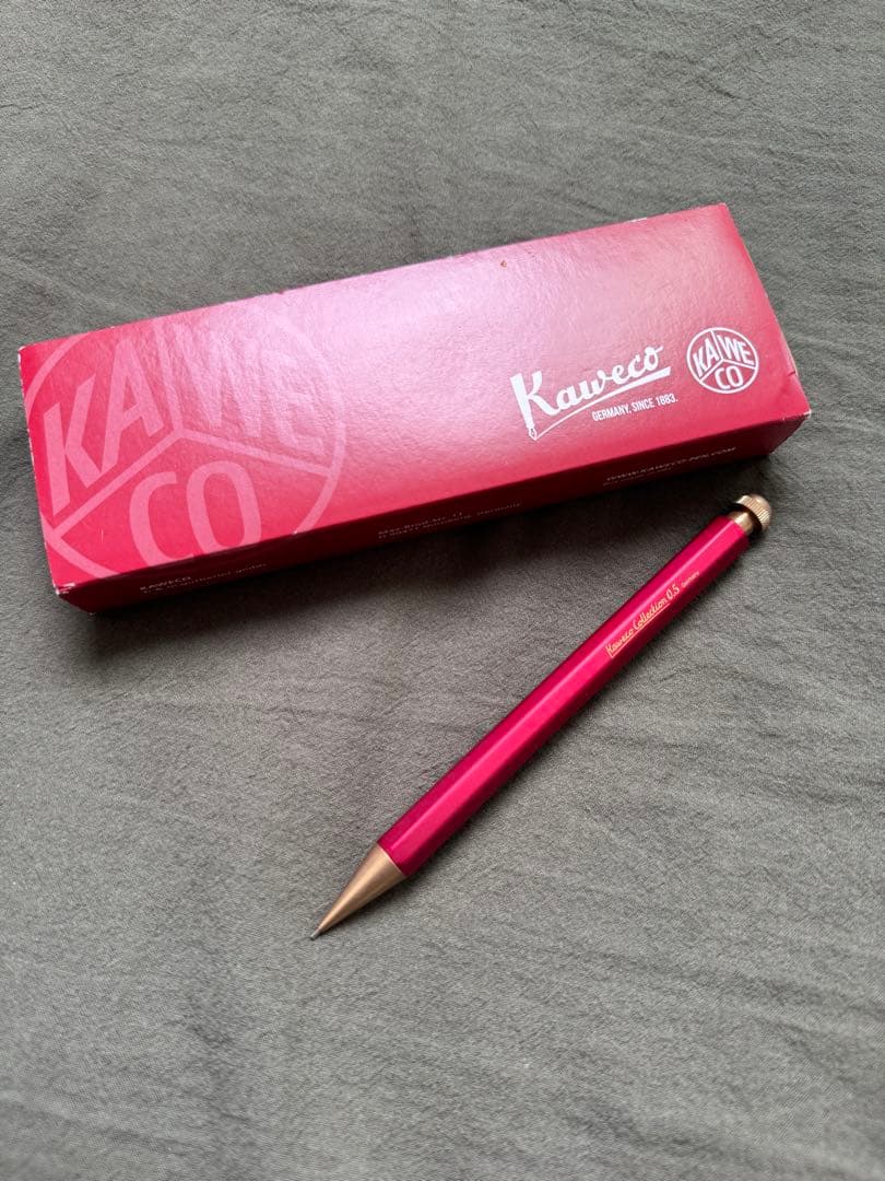 カヴェコスペシャル レッド0.7mm ブラック軸0.5mmに変更 Kaweco