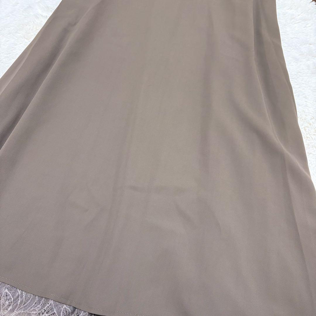 新品タグ付✨LEJA レジャ ウエストマークパフスリーブ総レースロングドレス M