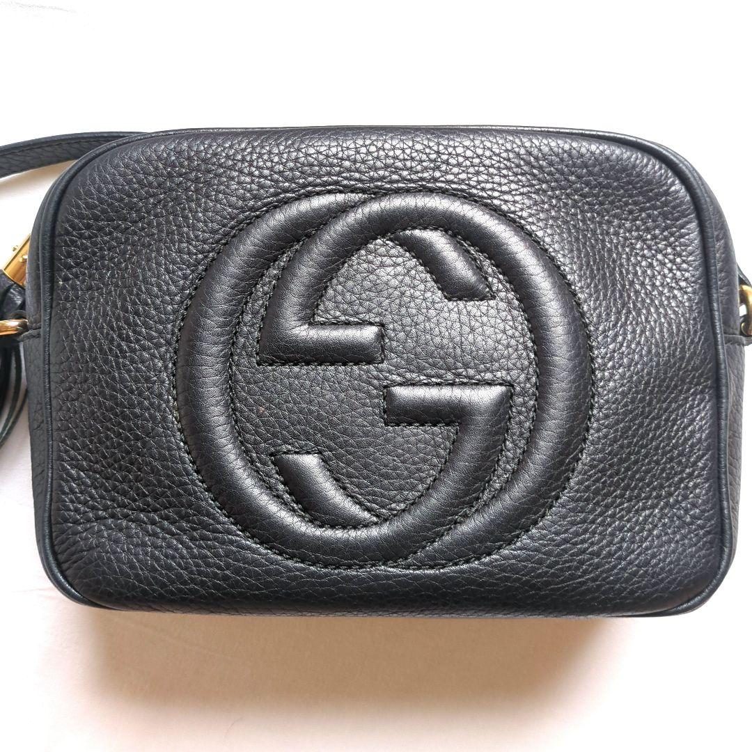 み*ん様 【美品】GUCCI ソーホー スモール レザー ディスコショルダーバッ