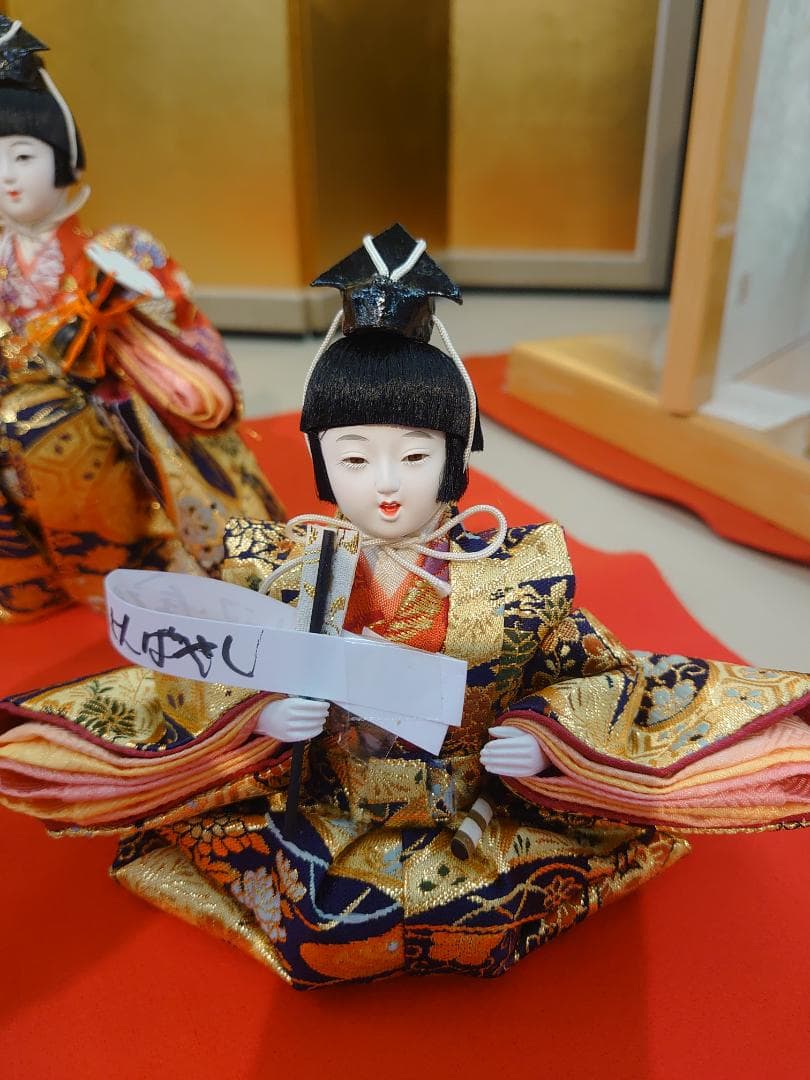 ●専用商品●金襴衣装五人囃子●　ごにんばやし　おひなさま　新品