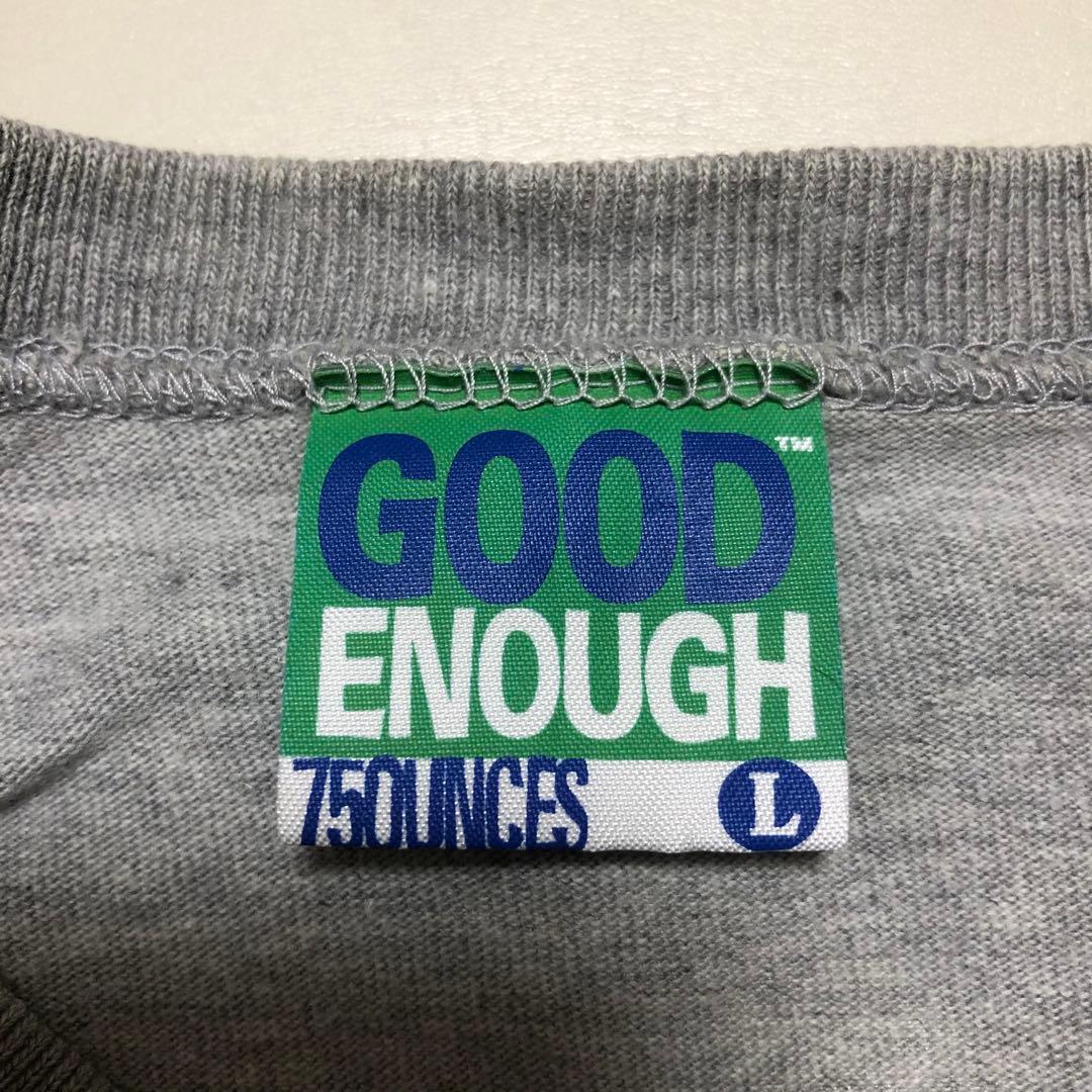 GOOD ENOUGH Tシャツ L good enough サイズL ネイビー色 GOODENOUGH
