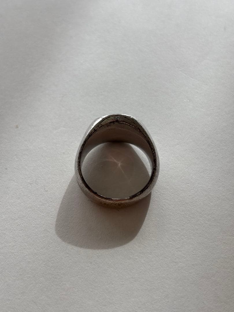 TOM WOOD トムウッドリングシルバー サイズ不確定　指輪　ブラックストーン