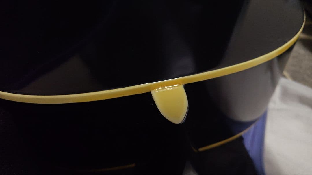 JJ Head ブラックアコースティックギター