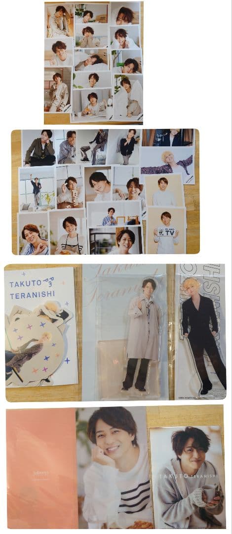寺西拓人　公式写真　アクスタ timelesz 寺西拓人 アクスタ ミニクリアファイル 公式写真23枚セット