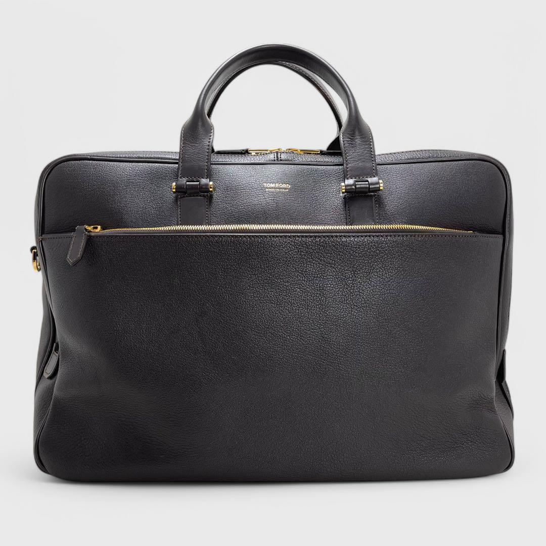 レア品✨TOM FORD トムフォード ブリーフケース ダブルファスナー 大容量