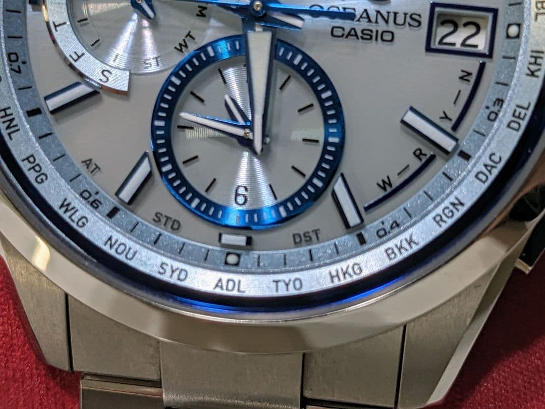 【レアカラー極美品】★CASIO OCEANUS OCW-T2600-2AJF★