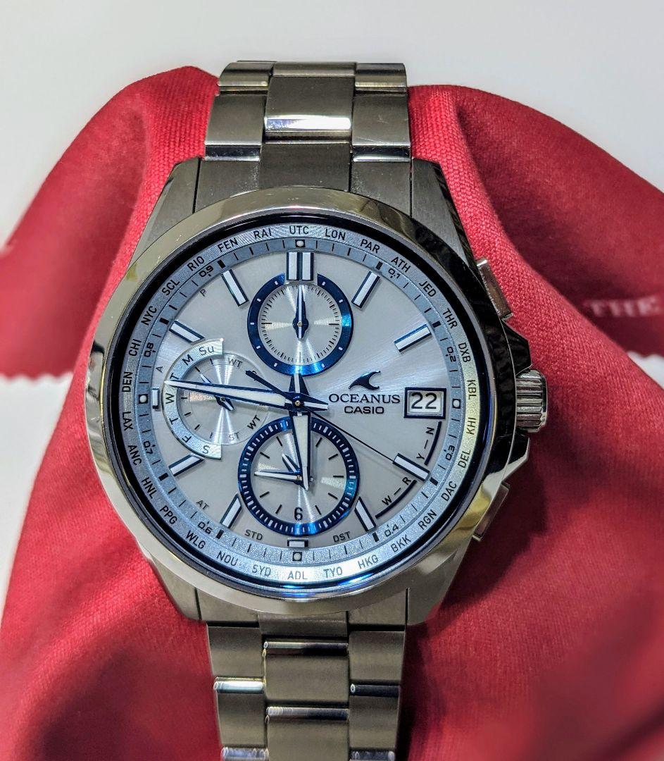 【レアカラー極美品】★CASIO OCEANUS OCW-T2600-2AJF★
