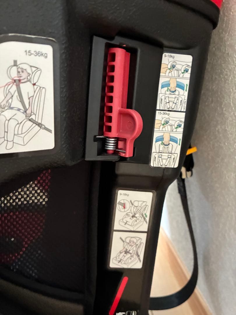 レカロ　RECARO START　J1チャイルドシート レッド ブラック