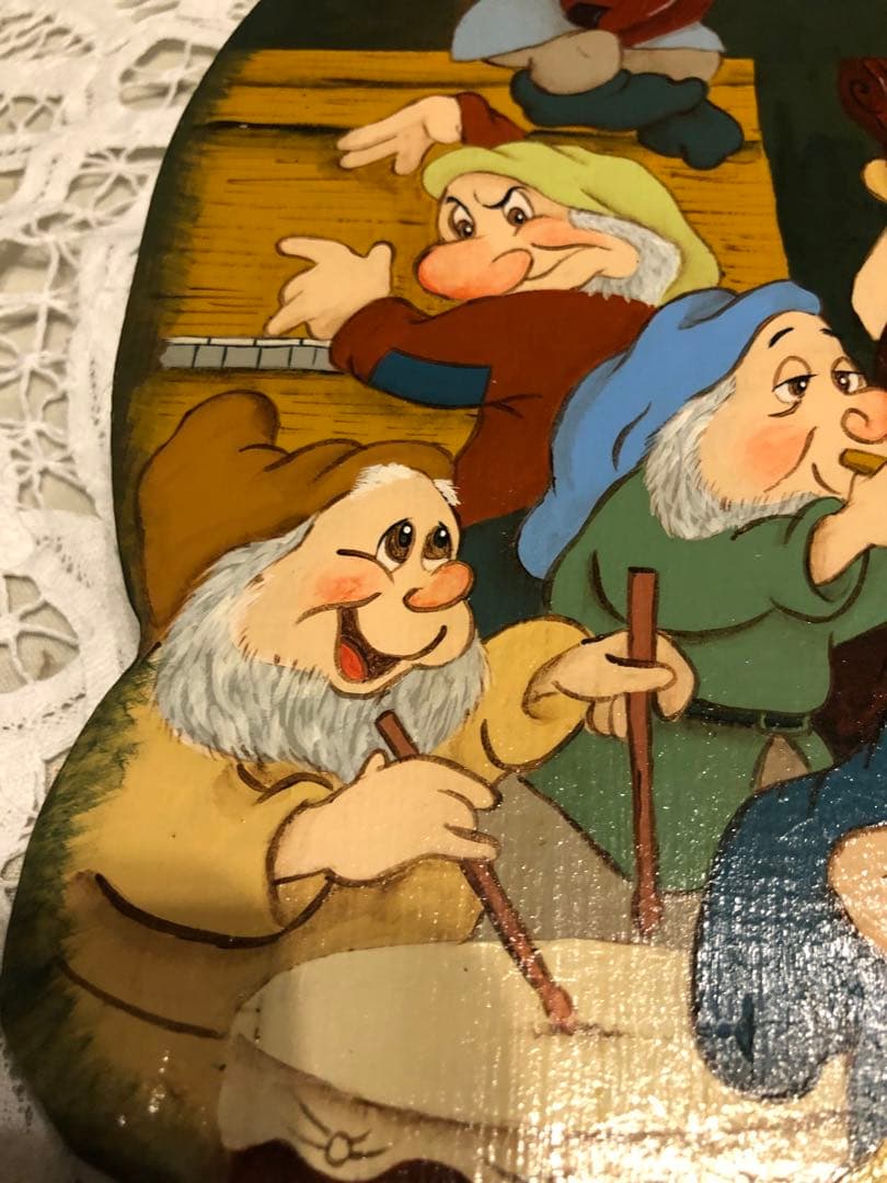 ディズニー　白雪姫と７人の小人　トールペイント