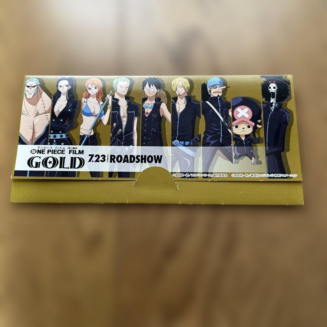 ONE PIECE FILM GOLD 公開記念　金箔カード