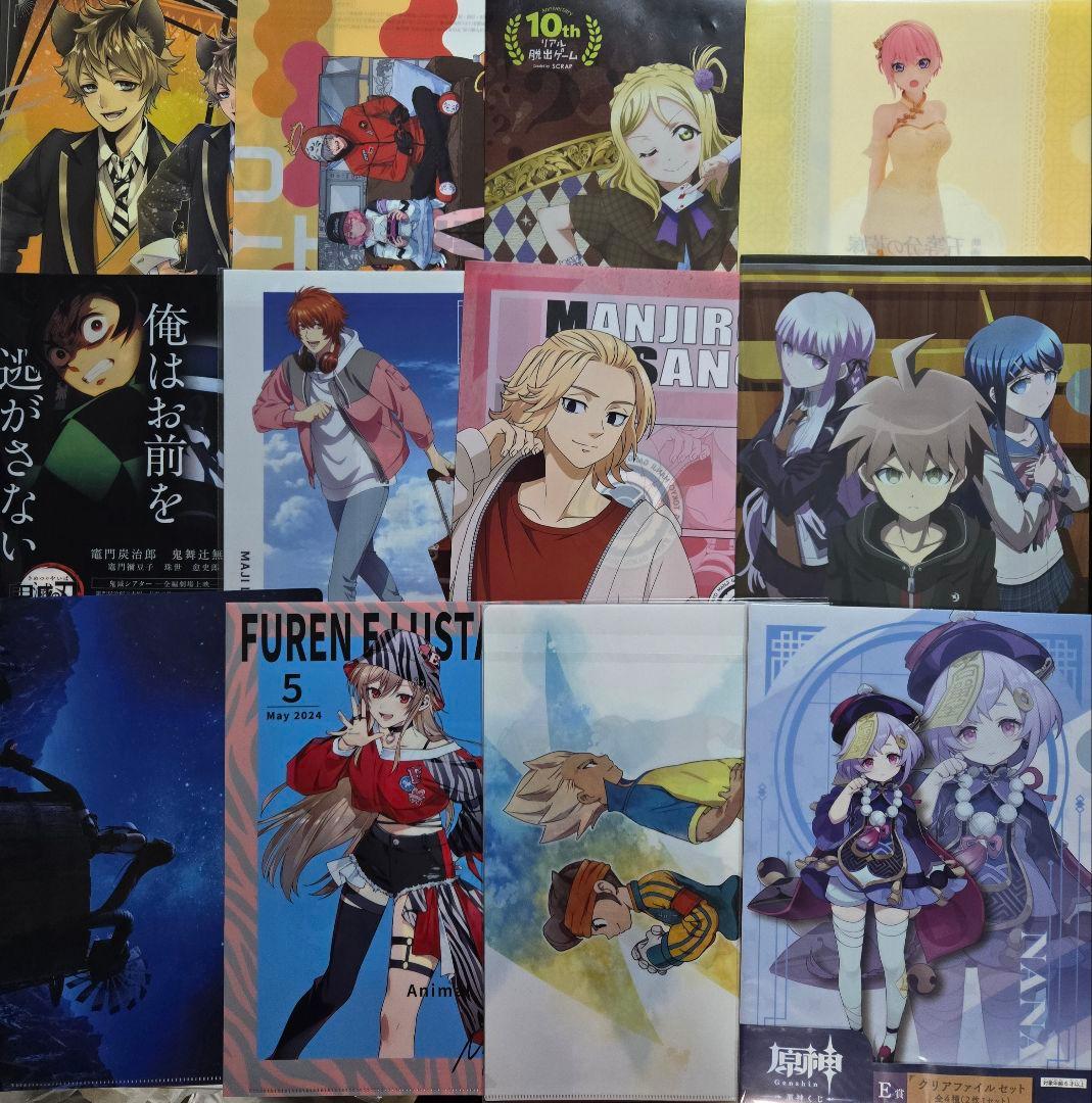 アニメグッズ キャラクターグッズ クリアファイル まとめ売り 200枚以上