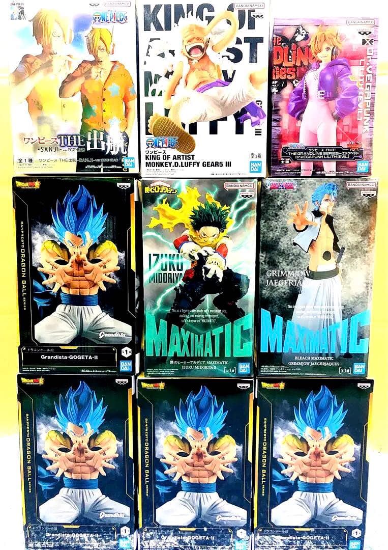 アニメ・コミックキャラクターフィギュア9体セット 最新プライズ含む