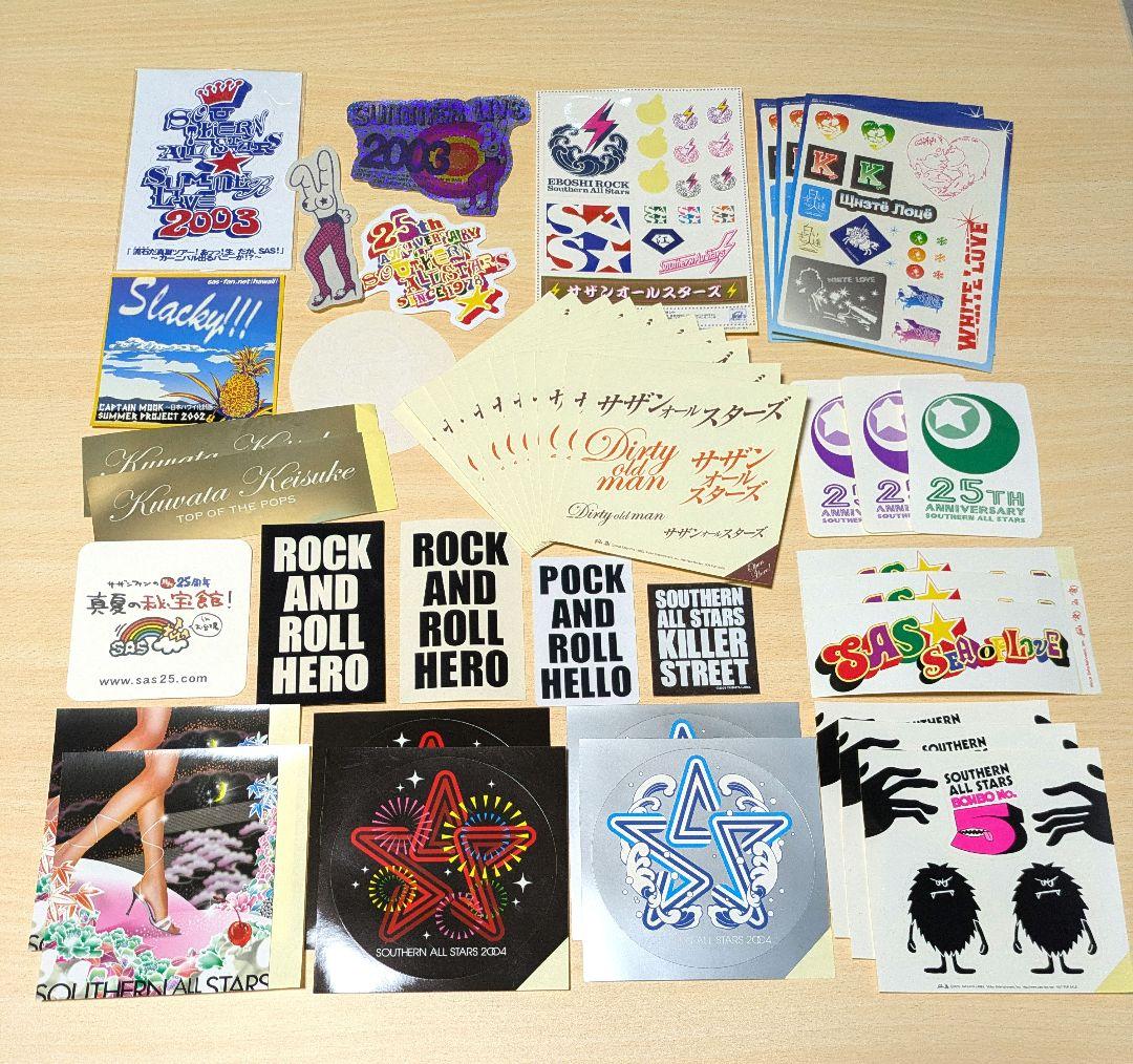 サザンオールスターズ 桑田佳祐ステッカーいろいろまとめ売り - メルカリ