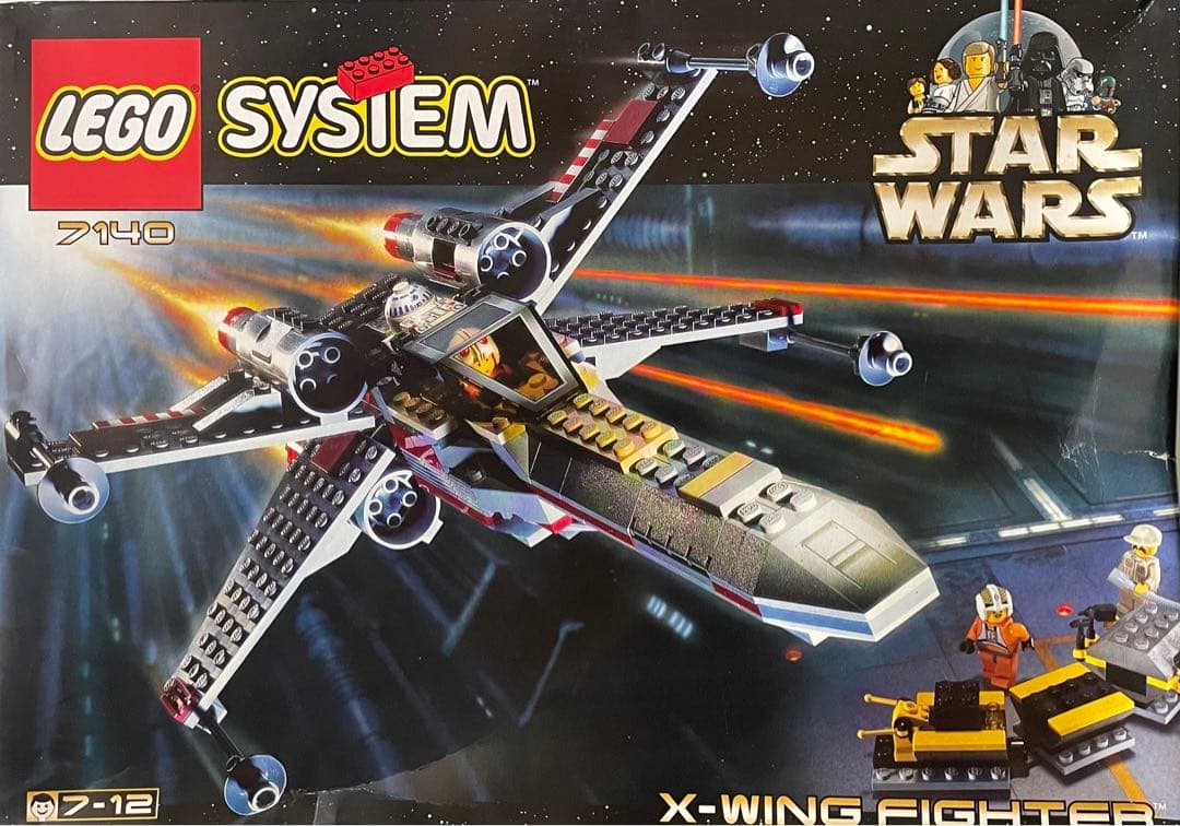 希少品・初代【LEGO】スターウォーズ・X-ウイング ファイター7140
