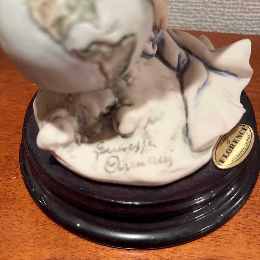 ジョゼッペアルマーニ 宇宙の女神と地球 陶器 人形 置物 オブジェ